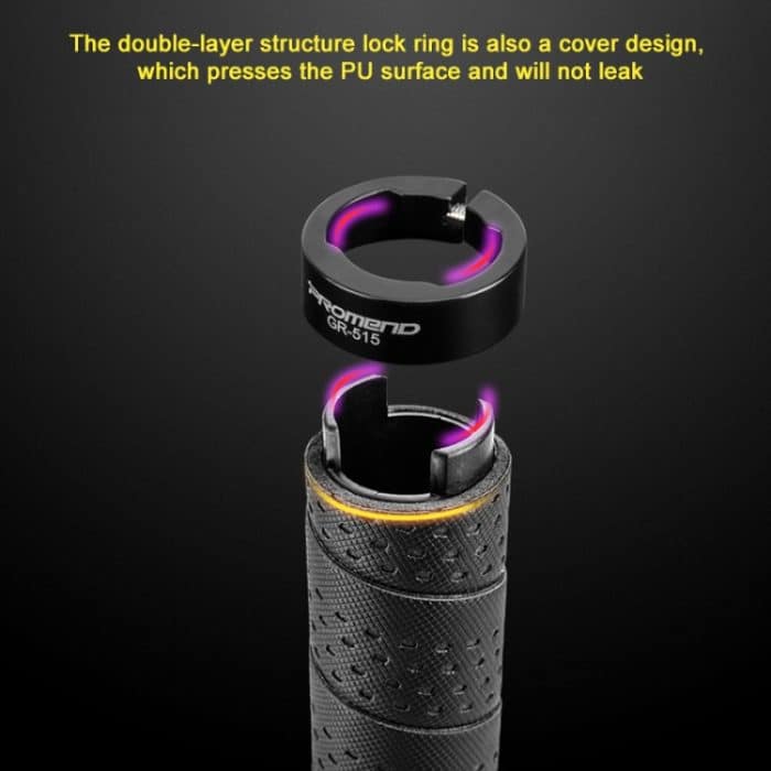 PROMEND GR-515 1 Paar stoßdämpfende, rutschfeste Mountainbike-Griffabdeckung, GR-515 – Bild 5