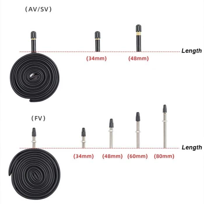 Promence 29 x 1,95 FV Mountainbike Butylpneumatik-Innenrohr – Bild 3