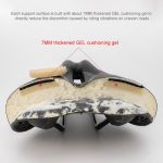 PROMEND SD-565 Hohler, atmungsaktiver Silikon-Fahrradsattel, SD-565 – Bild 4