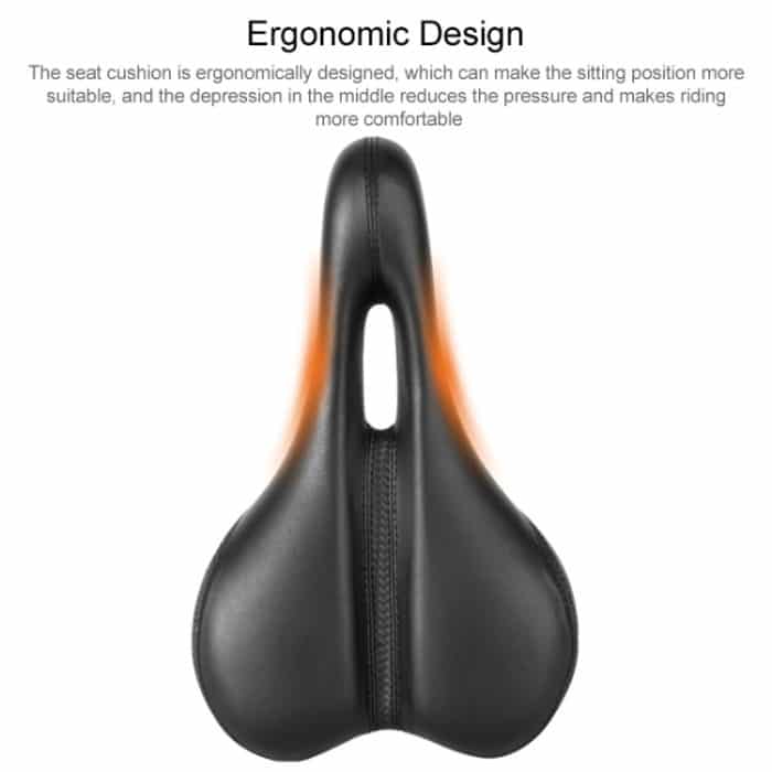 Doxe SD-3301urn Hohl atmungsaktiver Memory Foam-Fahrradsattel – Bild 4