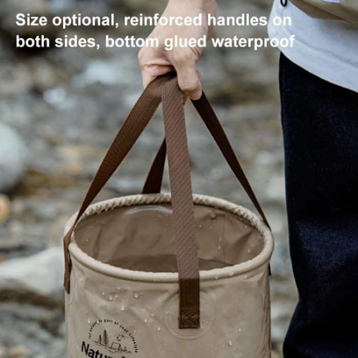 Naturehike NH20SJ040 10L PVC Outdoor Camping faltbarer Wasserspeichereimer, 10L – Bild 4