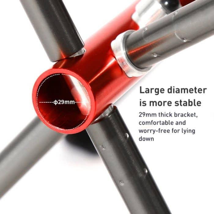 Outdoor Camping Strand tragbarer ultraleichter Klappstuhl aus Aluminiumlegierung, Folding Chair (Beige), Folding Chair (Grey), Folding Chair (Black) – Bild 2