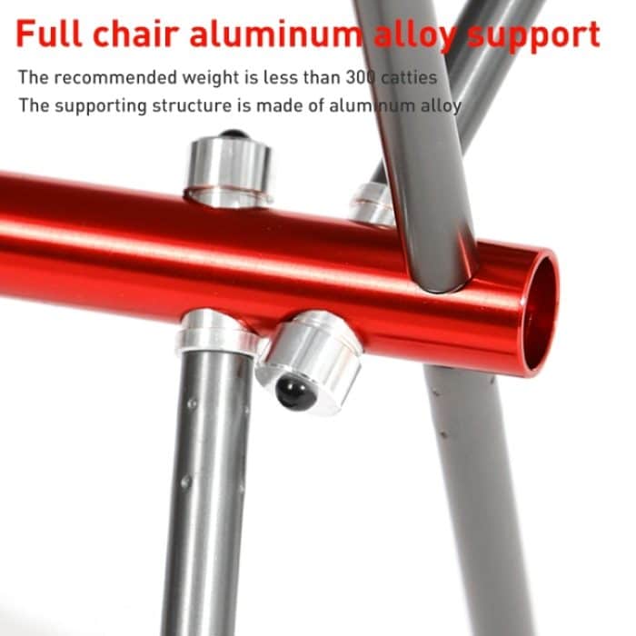 Outdoor Camping Strand tragbarer ultraleichter Klappstuhl aus Aluminiumlegierung, Folding Chair (Beige), Folding Chair (Grey), Folding Chair (Black) – Bild 3