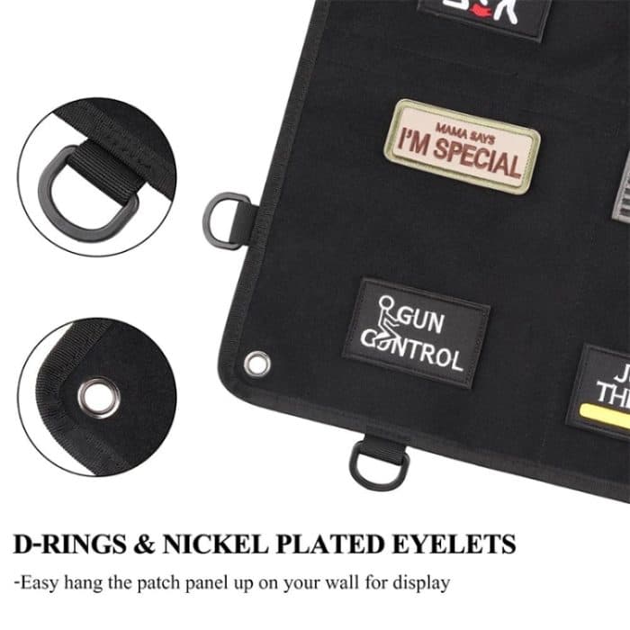 KOSIBATE CL-126 Klettverschluss-Abzeichen-Aufbewahrungsbrett mit Haken – Bild 6