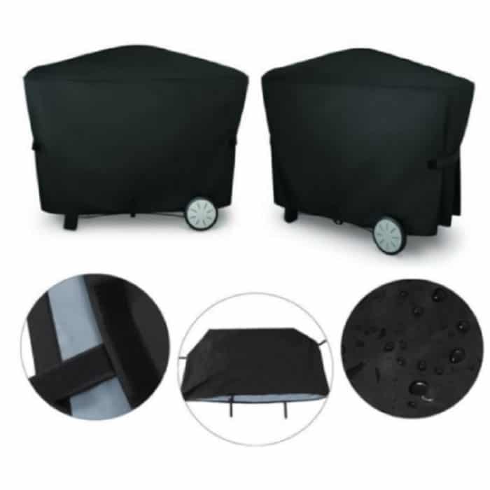 Wasserdichte und staubdichte Abdeckung für den Garten-BBQ-Grill im Freien, Größe: 112,4 x 64,1 x 95,6 cm – Bild 4