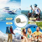 Nisa C25X Vintage-Kompass aus Zinklegierung und Metall mit Schlüsselanhänger – Bild 7