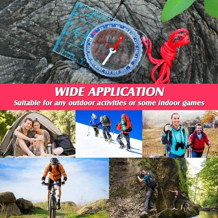 Nisa DC47-3 Outdoor-Kompass-Kartenmaßstab – Bild 7