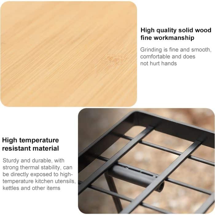 AOTU YT1001 Outdoor-Klapptisch aus Mesh-Bambus mit Aufbewahrungstasche – Bild 3