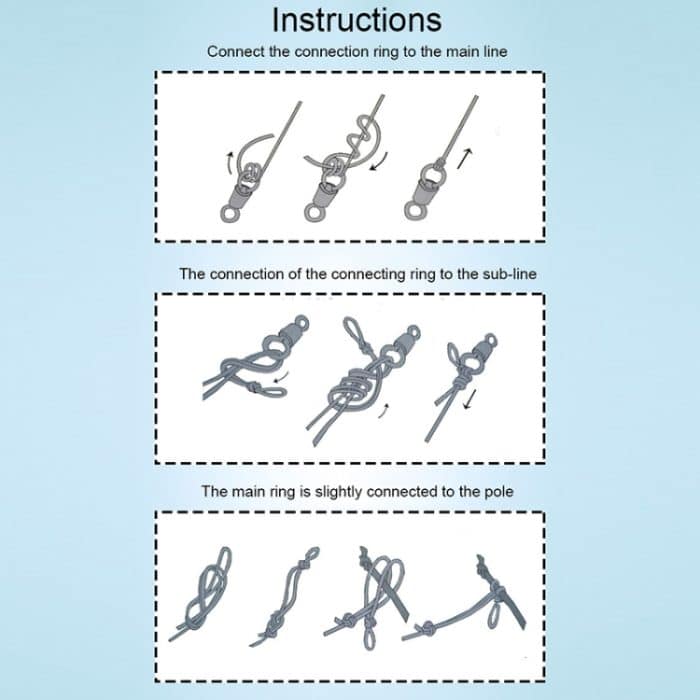 500 PCS Mixed Size Fischstachelhaken Angelhaken mit Loch – Bild 10