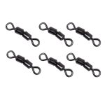 100 PCS 8 Word Shape Fishing Rolling Swivels Doppelring-Anschluss – Bild 3