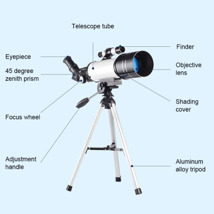 WR852 16x / 66x70 High Definition High Times Astronomisches Teleskop mit Stativ – Bild 4