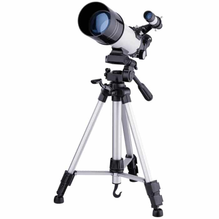OG3493W.jpg WR852-3 16x/66x70 High-Definition-High-Times-Astronomisches Teleskop mit Stativ, Telefonbefestigungsclip und Mondfilter, 66x70 White + Moon Filter, 66x70 Blue + Moon Filter – Bild 1