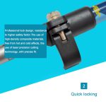 125 cm verstellbarer tragbarer Outdoor-Trekkingstock aus Aluminiumlegierung, Green#125cm, Blue#125cm, Red#125cm, Yellow#125cm – Bild 5