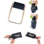 CLS Outdoor Tragbarer Angel-Grill-Klapphocker aus Aluminiumlegierung, Größe: 24,8 * 22,5 * 27 cm, CLS Folding Stool(Black) – Bild 3