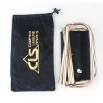 CLS Outdoor Tragbarer Angel-Grill-Klapphocker aus Aluminiumlegierung, Größe: 24,8 * 22,5 * 27 cm, CLS Folding Stool(Black) – Bild 6