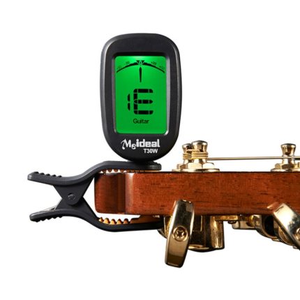 Gitarren-Stimmgerät zum Anklemmen, präzises chromatisches Stimmgerät für Akustikgitarre, Bass, Banjo, Violine und Ukulele