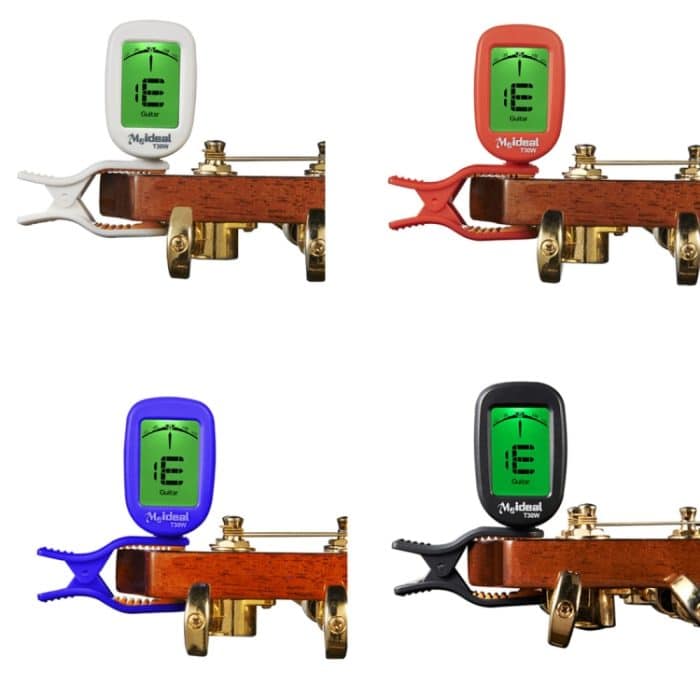 Gitarren-Stimmgerät zum Anklemmen, präzises chromatisches Stimmgerät für Akustikgitarre, Bass, Banjo, Violine und Ukulele – Bild 2