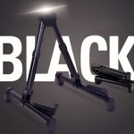 Einfache zusammenklappbare vertikale Gitarren-, Violin- und Ukulele-Halterung für Musikinstrumente – Bild 3