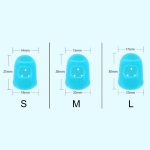 10 PCS Gitarren Ukulele Saiteninstrument Fingerschutz Anti-Schmerz-Fingerkappe in zufälliger Farbabgabe (Größe: M) – Bild 5