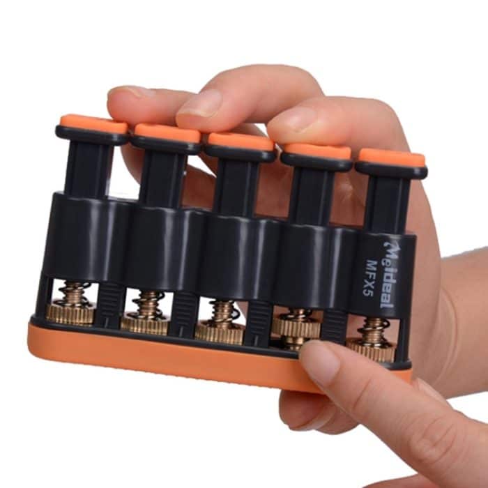 Einstellbare Spanne Finger Palm Exerciser Multi-Finger Spanner Gitarre Klavier Trainer MFX5 – Bild 4