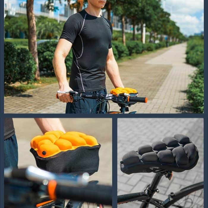 BC-203 2,0 M Größe Fahrrad faltbarer aufblasbarer Airbag-Kissen-Sitzbezug mit Inflator, BC-203 2.0 M – Bild 7