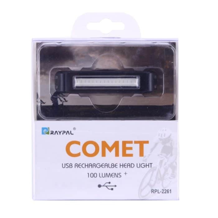 RAYPAL RPL-2261 100LM Rotlicht COB LED USB Wiederaufladbar 6 Modi Fahrrad Rücklicht Warnleuchte mit Lenkerhalterung – Bild 7