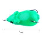 HENGJIA 5cm Biomimetic Mouse Fishing Bait Angelköder, zufällige Farbabgabe – Bild 7