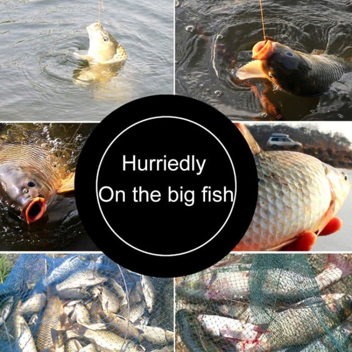 1,5 C, 0,203 mm, 2,46 kg Knotenspannung, 2,99 kg gerade Linienspannung, 50 m starke importierte Rohseide-Nylon-Angelschnur, 1.5C/0.203mm – Bild 8