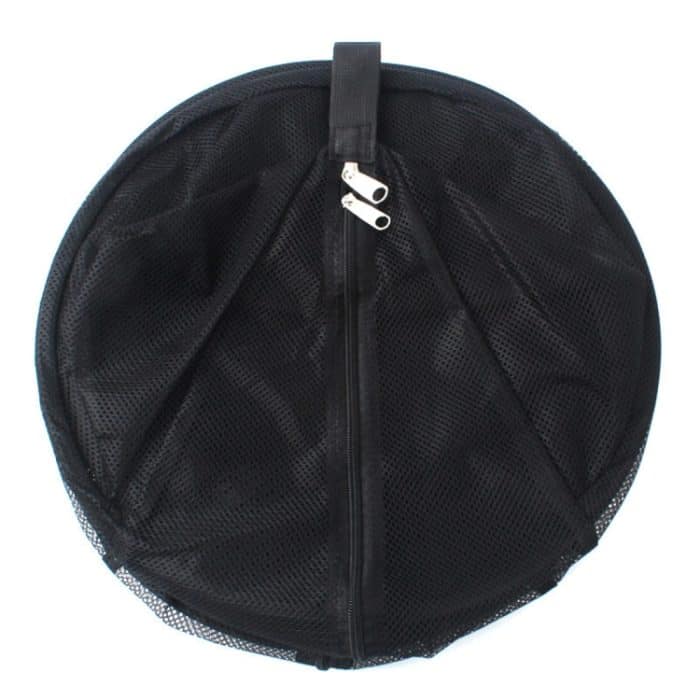 Camping Picknick Klappgeschirr Gemüse Obst trocken Netz hängend Mesh Geschirrtrockner Regal (schwarz) – Bild 4