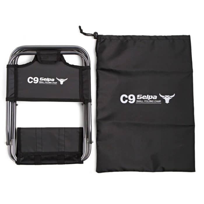 Outdoor Fishing Tragbarer Klappsitz Hocker Rucksack aus Aluminiumlegierung Stuhl – Bild 4