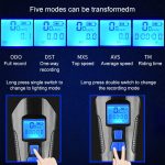 Wasserdichter, aufsteckbarer Fahrradscheinwerfer mit 350 lm USB-Aufladung, Lautsprecher und Stoppuhrfunktion, Black, Blue, Red – Bild 9