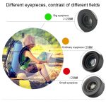 2,5 x 17,5 mm Mini-Taschen-Miniatur-Teleskop mit Fingerschnalle, 2.5x17.5 Black, 2.5x17.5 Gold – Bild 8