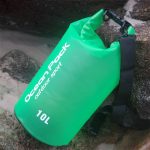 Wasserdichte Einzelschulter-Trockentasche für den Außenbereich, Trockensack, PVC-Fasstasche, Fassungsvermögen: 10 l, 10L – Bild 2
