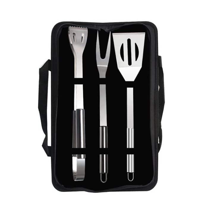3 in 1 Outdoor Geschirr Set Camping Barbecue Geschirr Picknick Tool Set – Bild 2