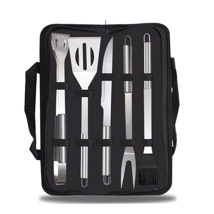 OG5873.jpg 5 in 1 Outdoor Geschirr Set Camping Barbecue Geschirr Picknick Tool Set – Bild 1