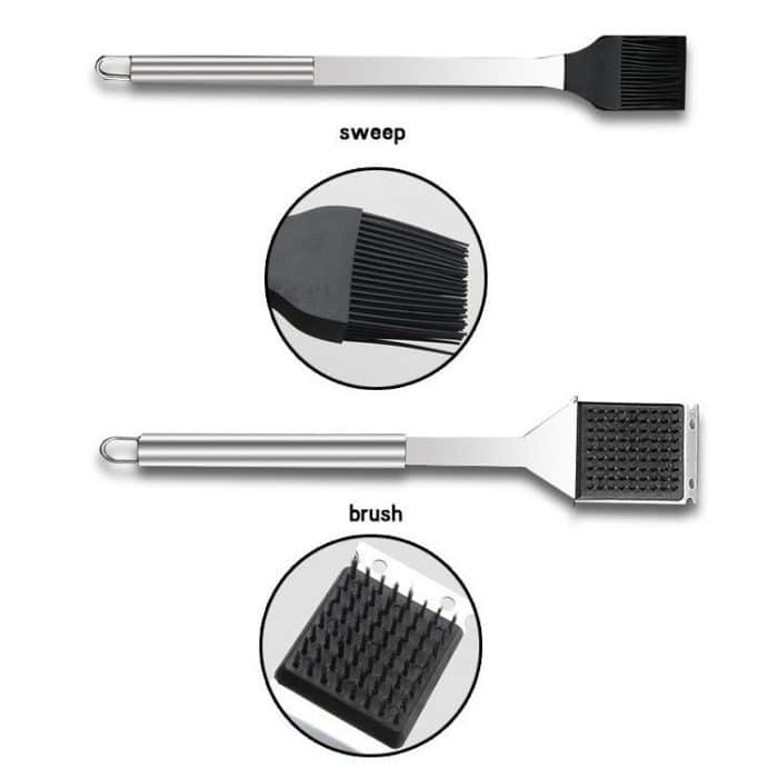 6 in 1 Outdoor Geschirr Set Camping Barbecue Geschirr Picknick Tool Set – Bild 4