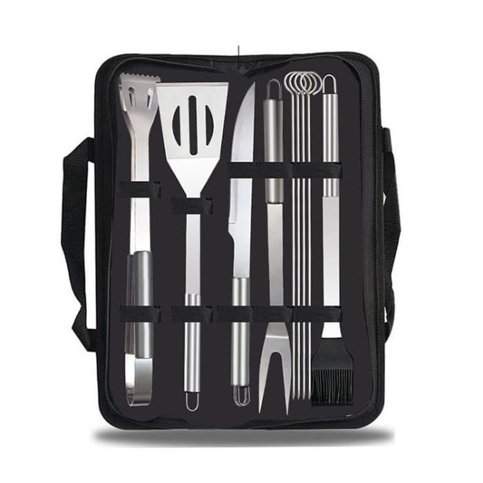 9 in 1 Outdoor Geschirr Set Camping Barbecue Geschirr Picknick Tool Set – Bild 2