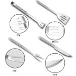 9 in 1 Outdoor Geschirr Set Camping Barbecue Geschirr Picknick Tool Set – Bild 3