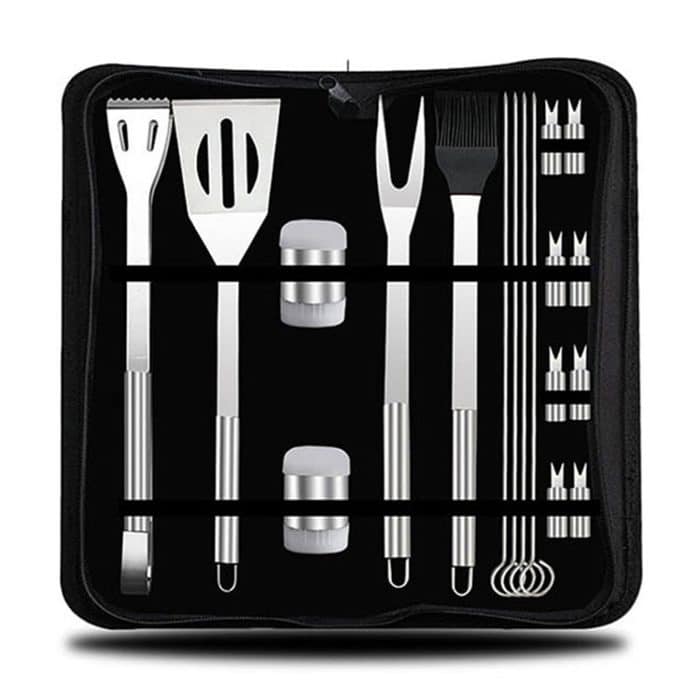 18 in 1 Outdoor Geschirr Set Camping Barbecue Geschirr Picknick Tool Set – Bild 2