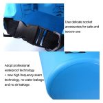 Wasserdichter Outdoor-Beutel, Trockensack, PVC-Fasstasche, Fassungsvermögen: 2 l, Capacity: 2L (Black), Capacity: 2L (Dark Blue), Capacity: 2L (Orange), Capacity: 2L (Pink), Capacity: 2L (Green), Capacity: 2L (Sky Blue), Capacity: 2L (Yellow) – Bild 4