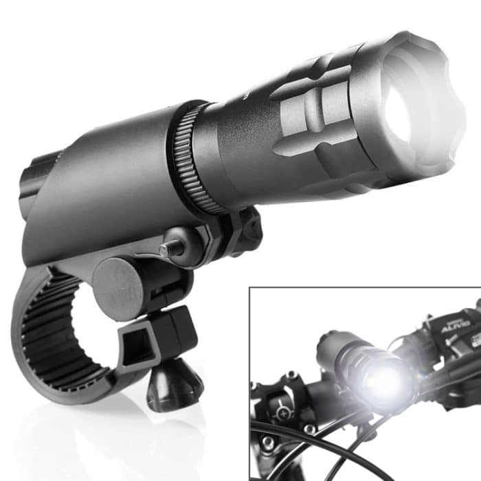 OG5909.jpg 5W Mountainbike Scheinwerfer Lade Zoom Blendung Wasserdichte Taschenlampe (Set Sieben) – Bild 1