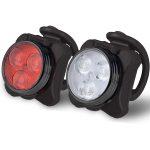 COB Lamp Bead 160LM USB-Aufladung Wasserdichtes Viergang-Fahrradscheinwerfer- / Rücklichtset, Rot + Weißlicht 650MA – Bild 3
