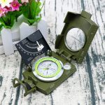 GoldGood K4074 Outdoor-Multifunktions-Militärreise-Geologie-Taschen-Prismenkompass mit leuchtendem Display, K4074