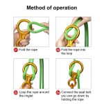 Kletterrettung Abbildung 8 Abseilgerät Abseilgerät Sicherungsgerät (schwarz), TP8601P  (Silver), TP8601P  (Red), TP8601P  (Blue), TP8601P  (Gold), TP8601P  (Orange) – Bild 4