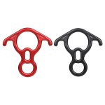 XINDA XD8602 Kletterrettungs-Abseilgerät in Form einer Acht mit Abseilgerät und Sicherungsgerät mit gebogenem Ohr – Bild 2