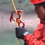 XINDA XD8602 Kletterrettungs-Abseilgerät in Form einer Acht mit Abseilgerät und Sicherungsgerät mit gebogenem Ohr – Bild 6