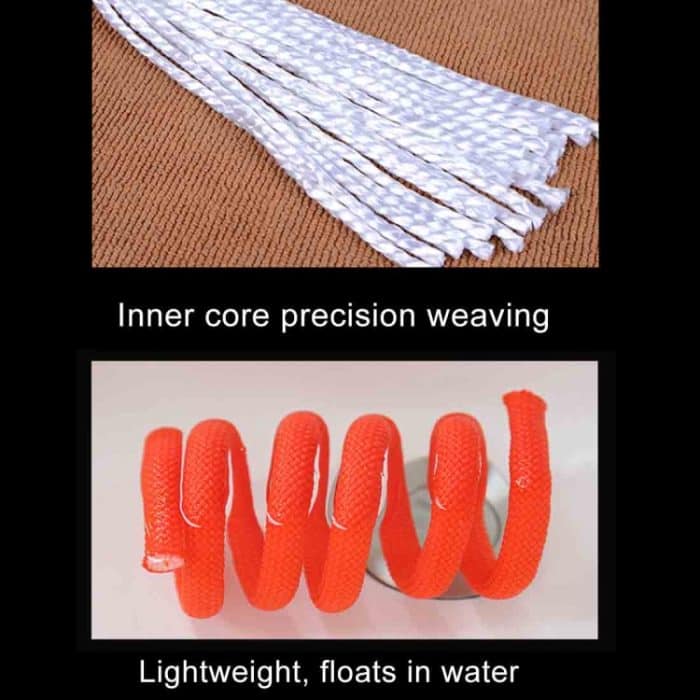 Outdoor-Kletter-Wanderzubehör Hochfestes Zusatzseil-Sicherheitsseil, Durchmesser: 9,5 mm, Länge: 20 m, zufällige Farbe – Bild 5