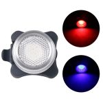 COB Lamp Bead 160LM USB-Aufladung Wasserdichtes Fahrrad-Scheinwerfer- / Rücklichtset mit vier Geschwindigkeiten, Rot-Blau-Licht Dimmen 650MA