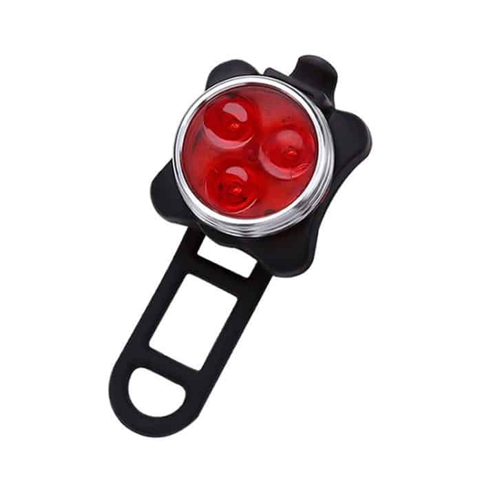 COB Lamp Bead 160LM USB-Aufladung Wasserdichtes Viergang-Fahrradscheinwerfer- / Rücklichtset, Rotlicht 650MA – Bild 2