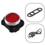 COB Lamp Bead 160LM USB-Aufladung Wasserdichtes Viergang-Fahrradscheinwerfer- / Rücklichtset, Rotlicht 650MA – Bild 4